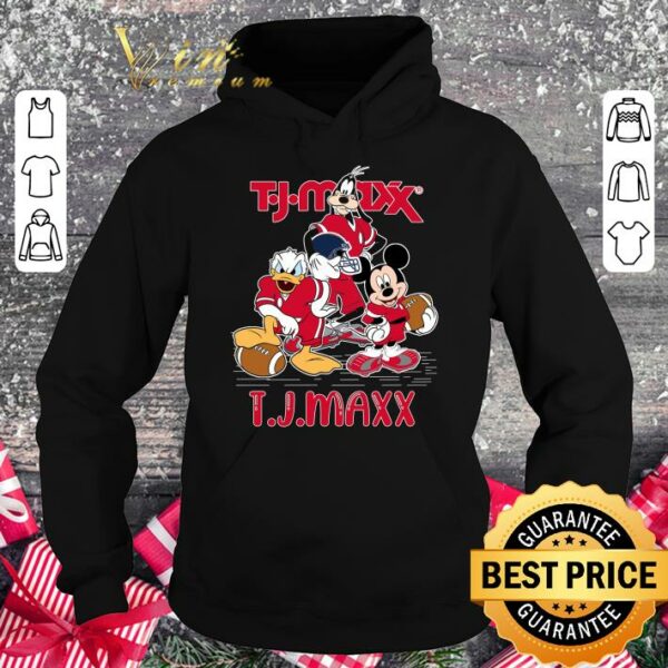 Awesome TJ Maxx Mashup Disney Characters Mickey Mouse Donald Duck Goofy Shirt