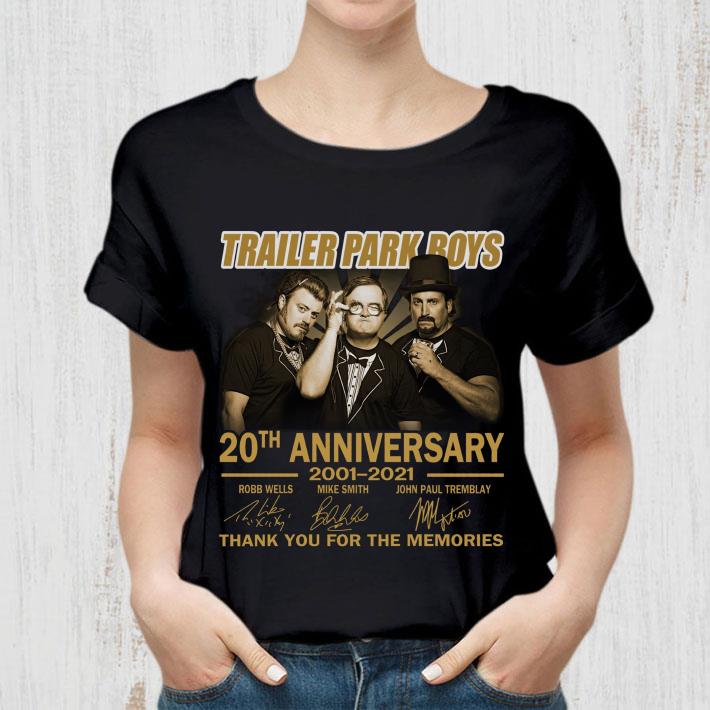 TV Show Trailer Park Boys 20th anniversary 2001-2021 signatures thank you for the memories shirt TV Show Trailer Park Boys 20th anniversary 2001 2021 signatures thank you for the memories shirt 2 - TV Show Trailer Park Boys 20th anniversary 2001-2021 signatures thank you for the memories shirt