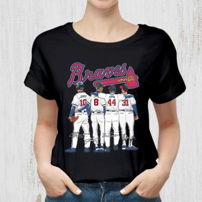 Awesome Team MLB Atlanta Braves Signatures Shirt Team MLB Atlanta Braves Signatures Shirt 2 - Awesome Team MLB Atlanta Braves Signatures Shirt