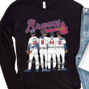 Awesome Team MLB Atlanta Braves Signatures Shirt 3 Awesome Team MLB Atlanta Braves Signatures Shirt 3