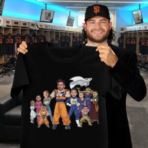 Best Team Universe 7 Dragon Ball Super Mashup Team PSG Lionel Messi Shirt 1