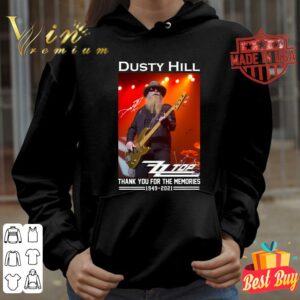 Awesome Thank Memories RIP Dusty Hill Rest In Peace ZZ Top Rock Band Shirt 2