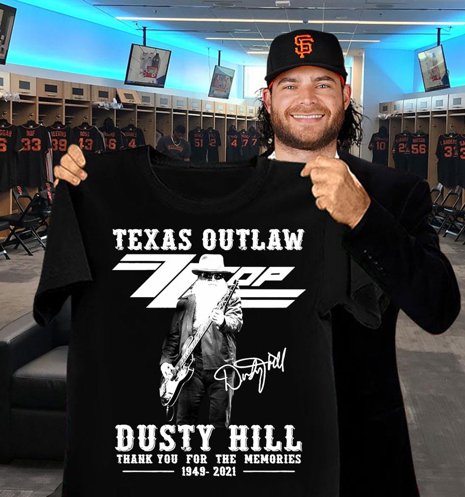 Thank Memories Texas Outlaw ZZ Top Band Dusty Hill 1949-2021 Signature Shirt Thank Memories Texas Outlaw ZZ Top Band Dusty Hill 1949 2021 Signature Shirt 2 - Thank Memories Texas Outlaw ZZ Top Band Dusty Hill 1949-2021 Signature Shirt