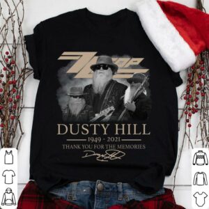 Best Thank You Dusty Hill RIP Signature Zz Top Rock Band 1949-2021 Shirt
