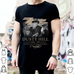 Best Thank You Dusty Hill RIP Signature Zz Top Rock Band 1949-2021 Shirt