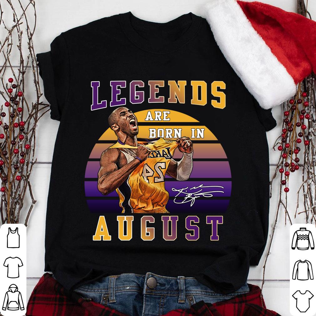 Official Thank You Kobe Bryant Legends Are Born In August Signature Retro Vintage Shirt Thank You Kobe Bryant Legends Are Born In August Signature Retro Vintage Shirt 1 - Official Thank You Kobe Bryant Legends Are Born In August Signature Retro Vintage Shirt