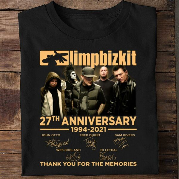 Awesome Thank You Limp Bizkit 27th anniversary 1994-2021 Signatures Shirt
