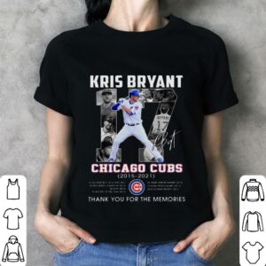 Funny Thank You No. 17 Kris Bryant Chicago Cubs 2015-2021 All Star World Series Shirt 2