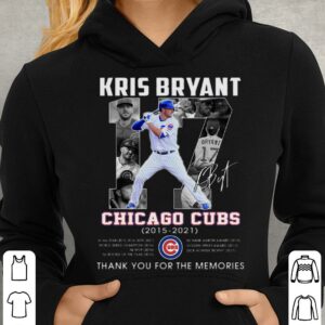 Funny Thank You No. 17 Kris Bryant Chicago Cubs 2015-2021 All Star World Series Shirt 3