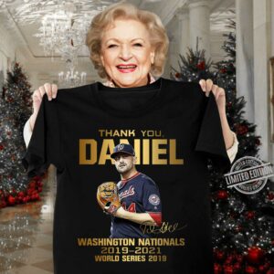 Best Thank you Daniel Murphy signature Washington Nationals 2019-2021 world series 2019 shirt 2