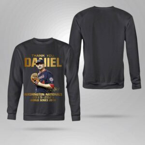 Best Thank you Daniel Murphy signature Washington Nationals 2019-2021 world series 2019 shirt 3
