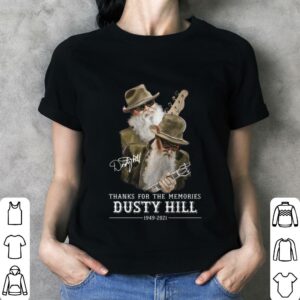 Hot Thanks For The Memories RIP Dusty Hill ZZ Top Band Rock 1949-2021 Shirt 2