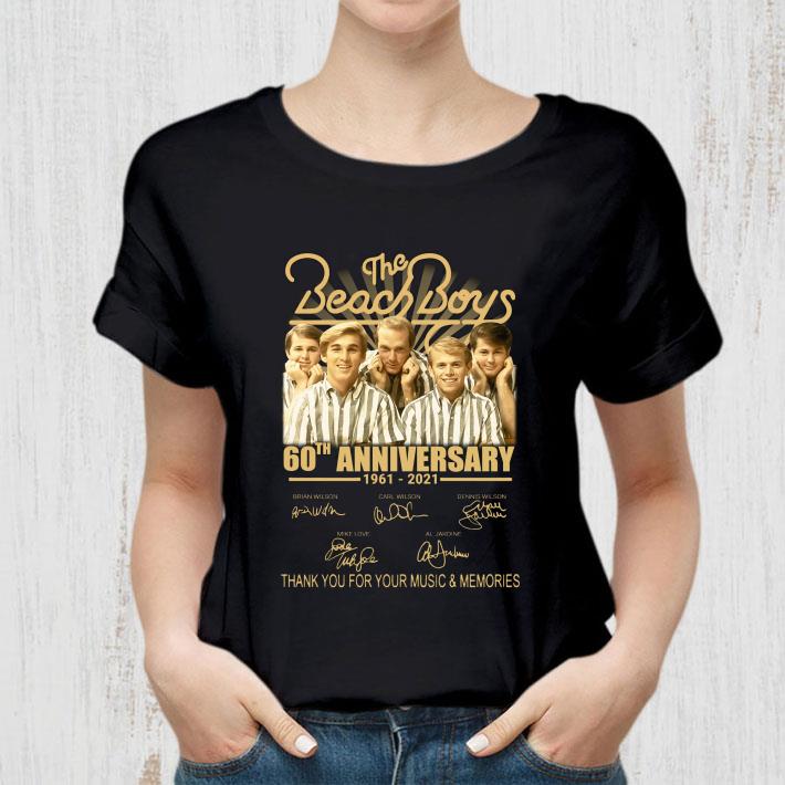 Official The Beach Boys 60th anniversary 1961-2021 signatures thank you for your music and memories shirt The Beach Boys 60th anniversary 1961 2021 signatures thank you for your music and memories shirt 2 - Official The Beach Boys 60th anniversary 1961-2021 signatures thank you for your music and memories shirt