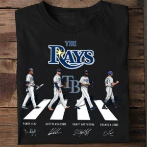 Hot The Rays Abbey Road Signatures Tampa Bay Rays Randy Arozarena shirt