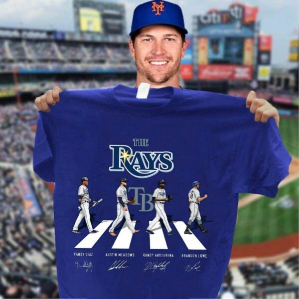 Hot The Rays Abbey Road Signatures Tampa Bay Rays Randy Arozarena shirt