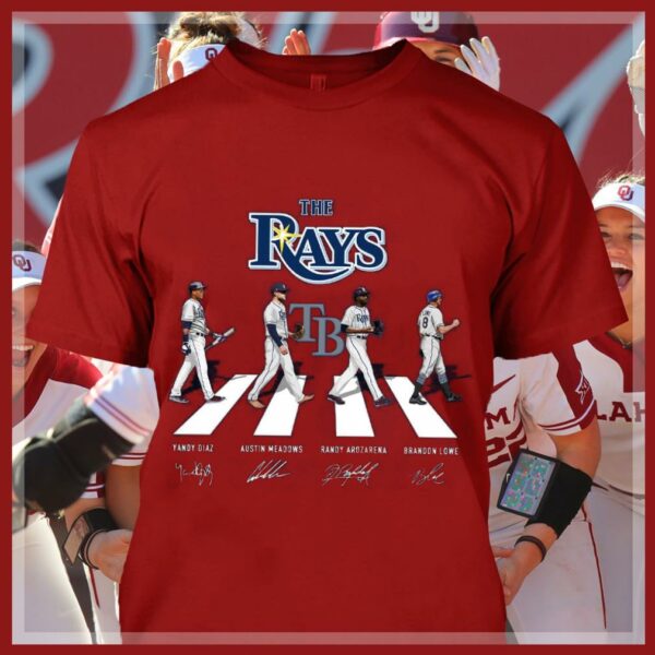 Hot The Rays Abbey Road Signatures Tampa Bay Rays Randy Arozarena shirt