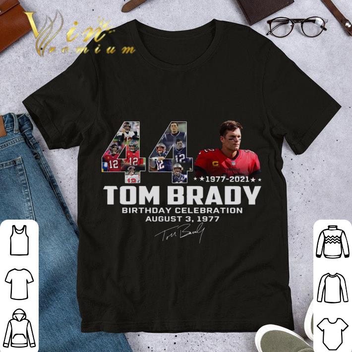 Funny Tom Brady 44 Years 1977-2021 Birthday Celebration August 3 1977 Signature Tampa Bay Buccaneers Shirt Tom Brady 44 Years 1977 2021 Birthday Celebration August 3 1977 Signature Tampa Bay Buccaneers Shirt 1 - Funny Tom Brady 44 Years 1977-2021 Birthday Celebration August 3 1977 Signature Tampa Bay Buccaneers Shirt