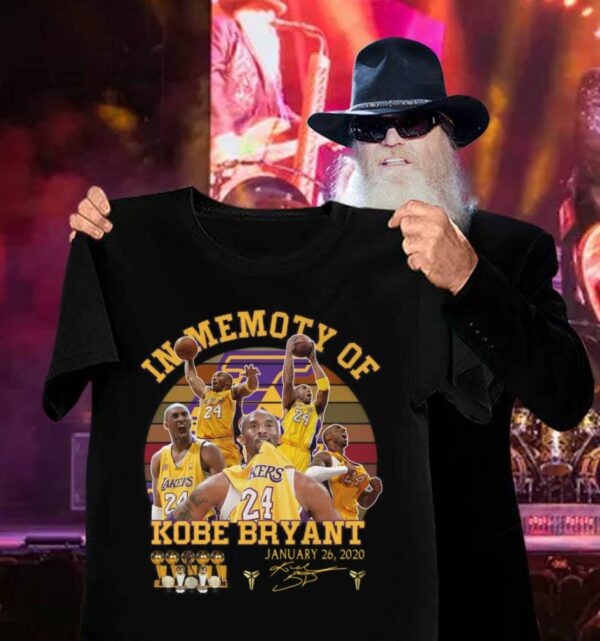 Funny Vintage In Memory Of Kobe Bryant Lakers January 26 2020 Signature Shirt
