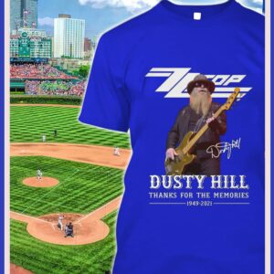 Awesome ZZ Top Band Rock RIP Dusty Hill Signature Thank Memories Shirt