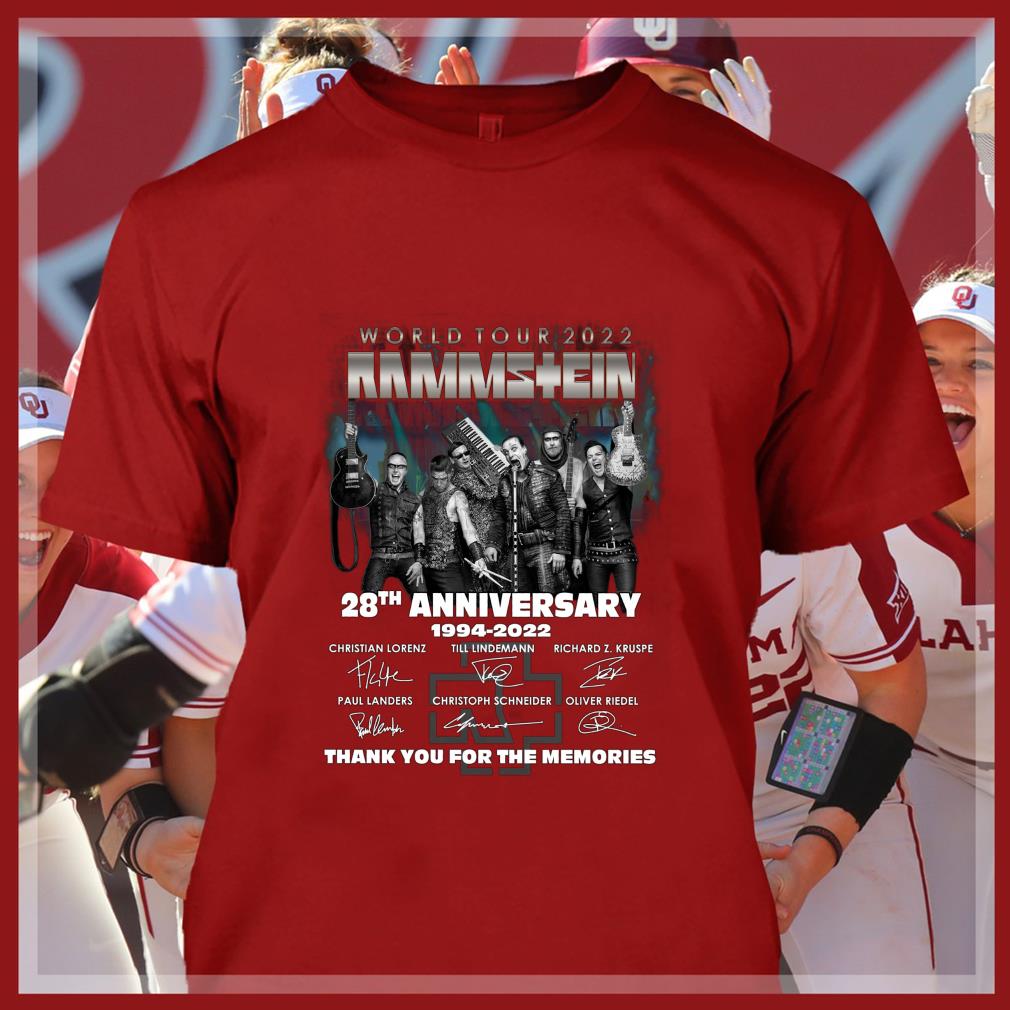 Best 28th anniversary 1994-2022 Rammstein World Tour 2022 thank you for the memories signatures shirt 28th anniversary 1994 2022 Rammstein World Tour 2022 thank you for the memories signatures shirt 4 - Best 28th anniversary 1994-2022 Rammstein World Tour 2022 thank you for the memories signatures shirt