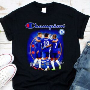 Best Champion Chelsea FC Signatures Shirt, Kai Havertz, Mason Mount, N Golo Kante
