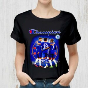 Best Champion Chelsea FC Signatures Shirt, Kai Havertz, Mason Mount, N Golo Kante