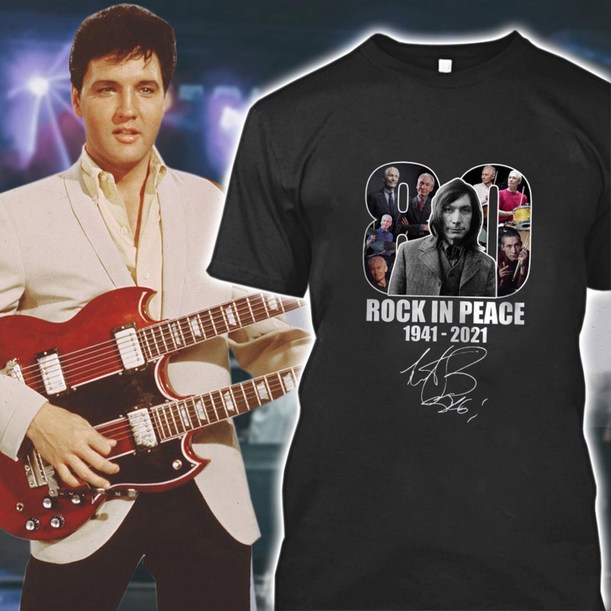 Awesome Charlie Watts Memorial Rock Legend Drummer Rock In Peace Shirt Charlie Watts Memorial Rock Legend Drummer Rock In Peace Shirt 1 - Awesome Charlie Watts Memorial Rock Legend Drummer Rock In Peace Shirt