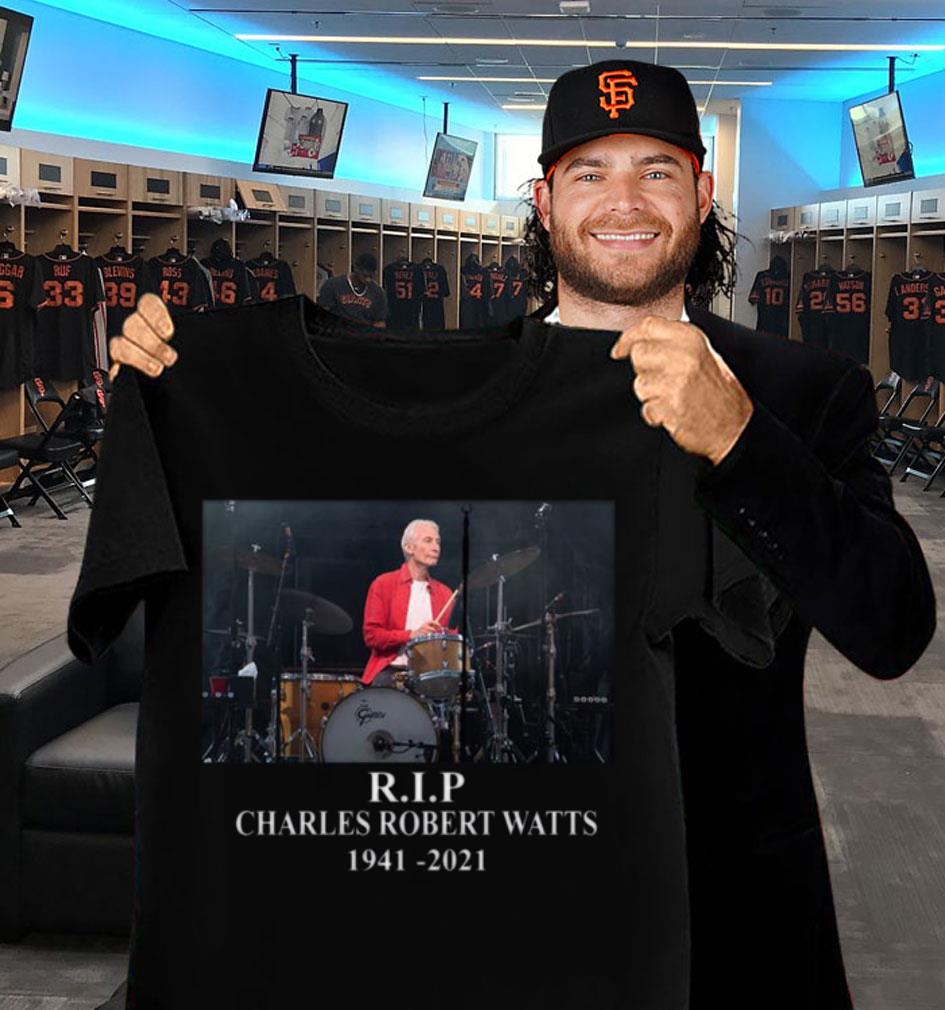 Funny Charlie Watts R.I.P The Rolling Stones Charles Robert Watts 1941-2021 Shirt Charlie Watts R I P The Rolling Stones Charles Robert Watts 1941 2021 Shirt 2 - Funny Charlie Watts R.I.P The Rolling Stones Charles Robert Watts 1941-2021 Shirt