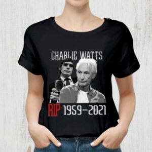 Original Charlie Watts Rolling Stones RIP Charlie Drummer Shirt