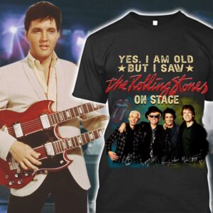 Awesome Charlie Watts Yes i am old but i saw The Rolling Stones on stage signatures shirt