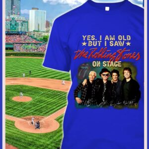Awesome Charlie Watts Yes i am old but i saw The Rolling Stones on stage signatures shirt