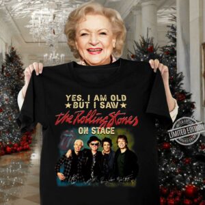 Awesome Charlie Watts Yes i am old but i saw The Rolling Stones on stage signatures shirt 2