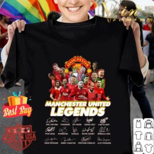 Official Cristiano Ronaldo Manchester United Legends Signatures Shirt