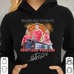 Official Cristiano Ronaldo Welcome Back To Manchester United Signature Shirt 3