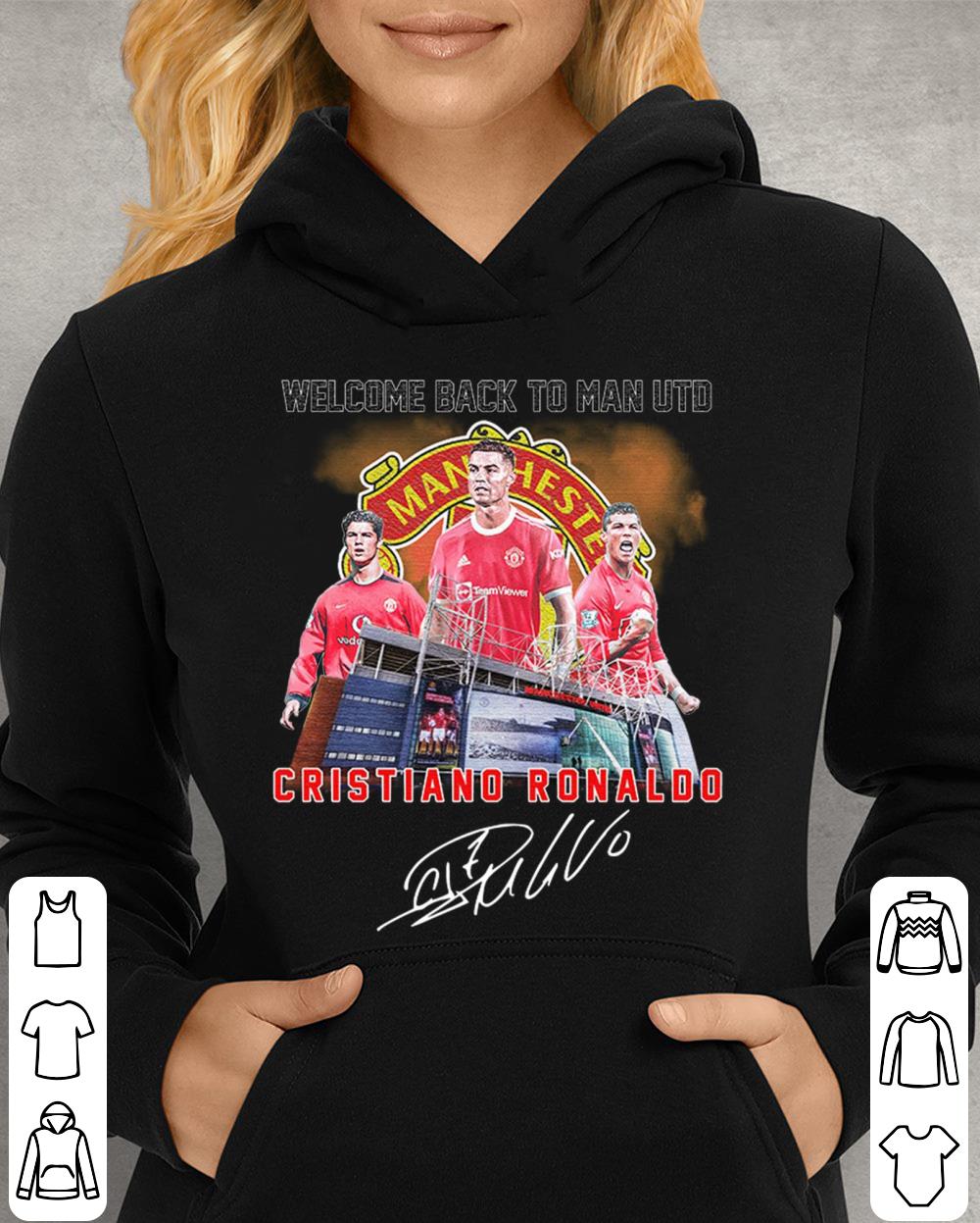 Official Cristiano Ronaldo Welcome Back To Manchester United Signature Shirt Cristiano Ronaldo Welcome Back To Manchester United Signature Shirt 4 - Official Cristiano Ronaldo Welcome Back To Manchester United Signature Shirt