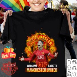 Official Cristiano Ronaldo Welcome CR7 Back To Manchester United FC Shirt
