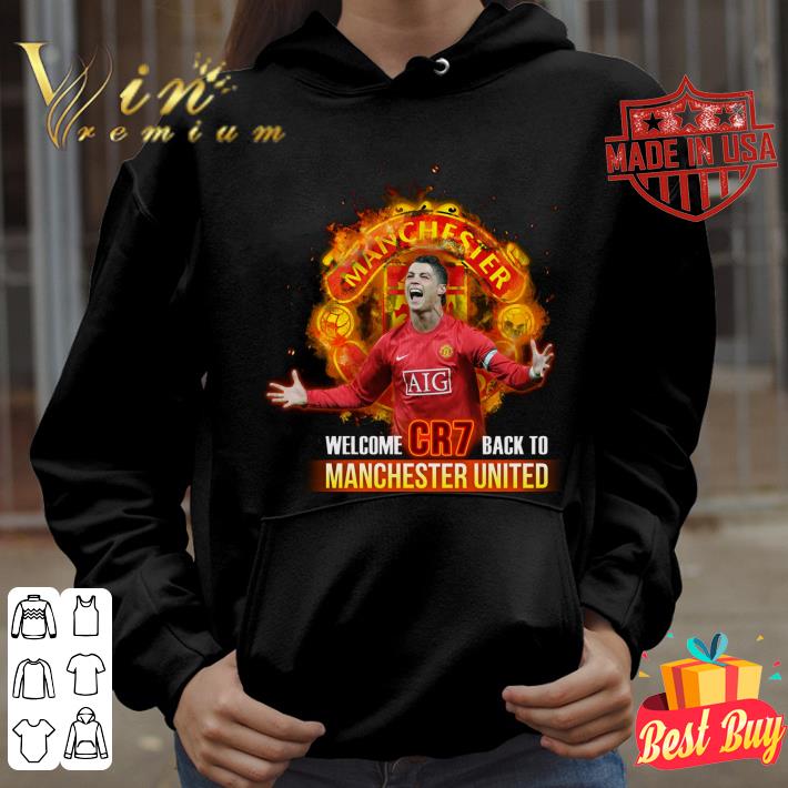 Official Cristiano Ronaldo Welcome CR7 Back To Manchester United FC Shirt Cristiano Ronaldo Welcome CR7 Back To Manchester United FC Shirt 4 - Official Cristiano Ronaldo Welcome CR7 Back To Manchester United FC Shirt
