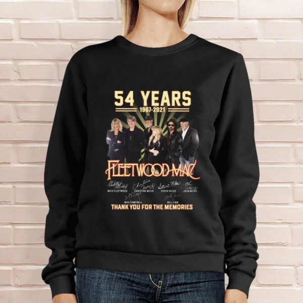 Premium Fleetwood Mac Band 54 Years 1967-2021 Thank You For The Memories Signatures Shirt