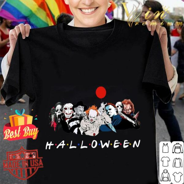 Best Friends Halloween Horror Film Characters Shirt