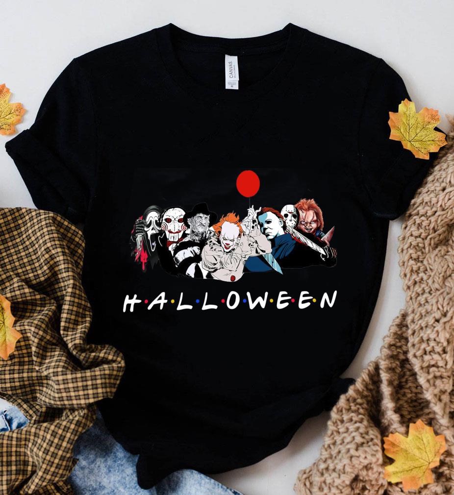 Best Friends Halloween Horror Film Characters Shirt Friends Halloween Horror Film Characters Shirt 2 - Best Friends Halloween Horror Film Characters Shirt