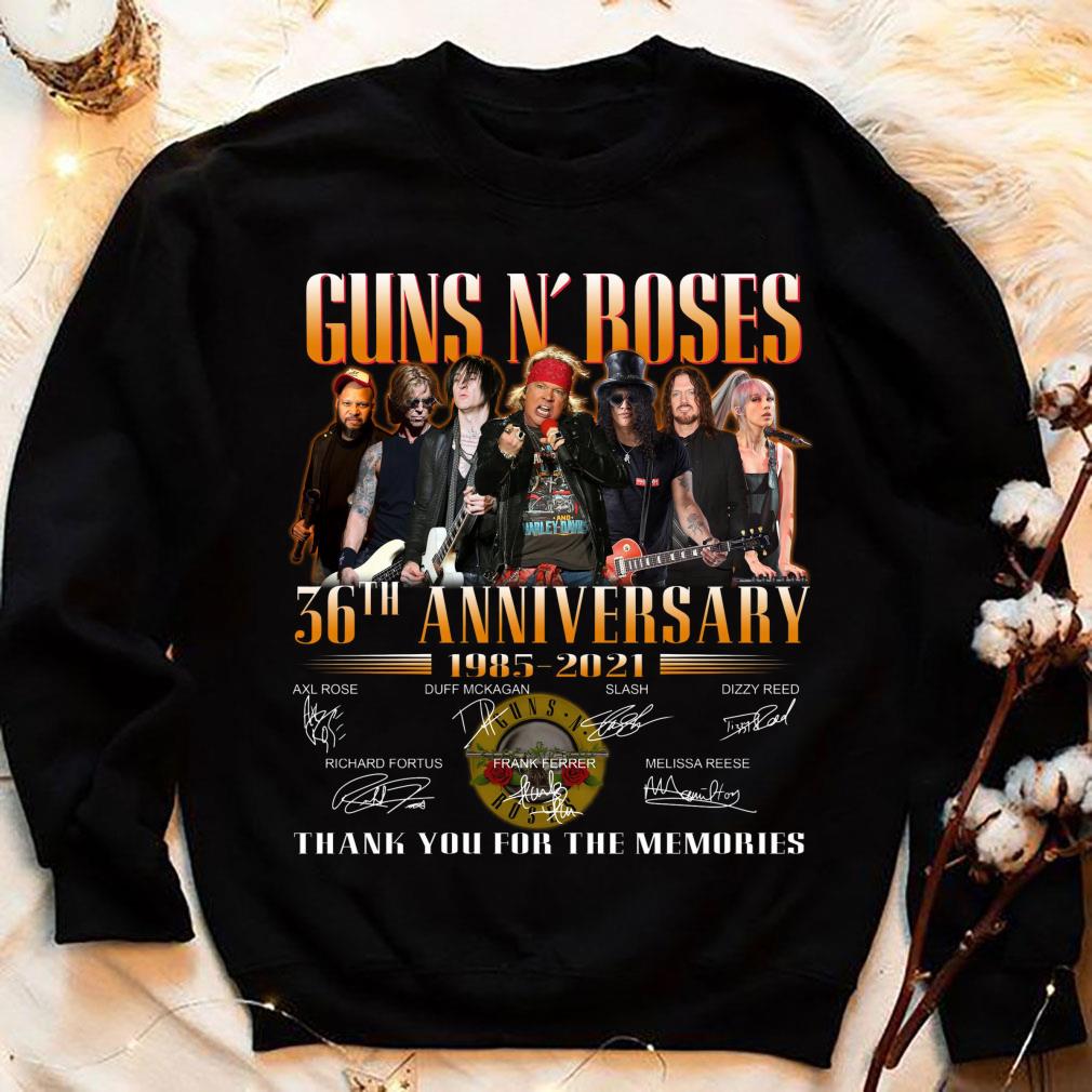 Hot Guns N Roses 36th anniversary 1985-2021 Thank You For The Memories Axl Rose Slash Signatures Shirt Guns N Roses 36th anniversary 1985 2021 Thank You For The Memories Axl Rose Slash Signatures Shirt 4 - Hot Guns N Roses 36th anniversary 1985-2021 Thank You For The Memories Axl Rose Slash Signatures Shirt