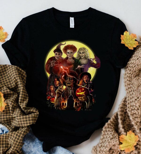 Best Halloween Hocus Pocus Characters Sanderson Sisters Shirt