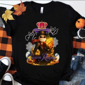Funny Halloween Jack Skellington Mashup Crown Royal Shirt