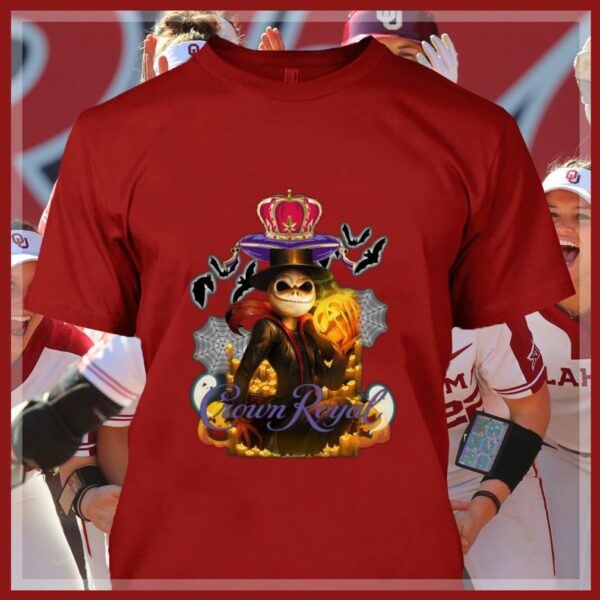 Funny Halloween Jack Skellington Mashup Crown Royal Shirt