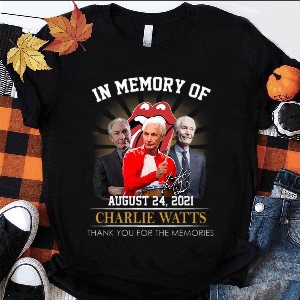Official In Memory Of Charlie Watts August 24 2021 The Rolling Stones band Signature Shirt In Memory Of Charlie Watts August 24 2021 The Rolling Stones band Signature Shirt 1 - Official In Memory Of Charlie Watts August 24 2021 The Rolling Stones band Signature Shirt