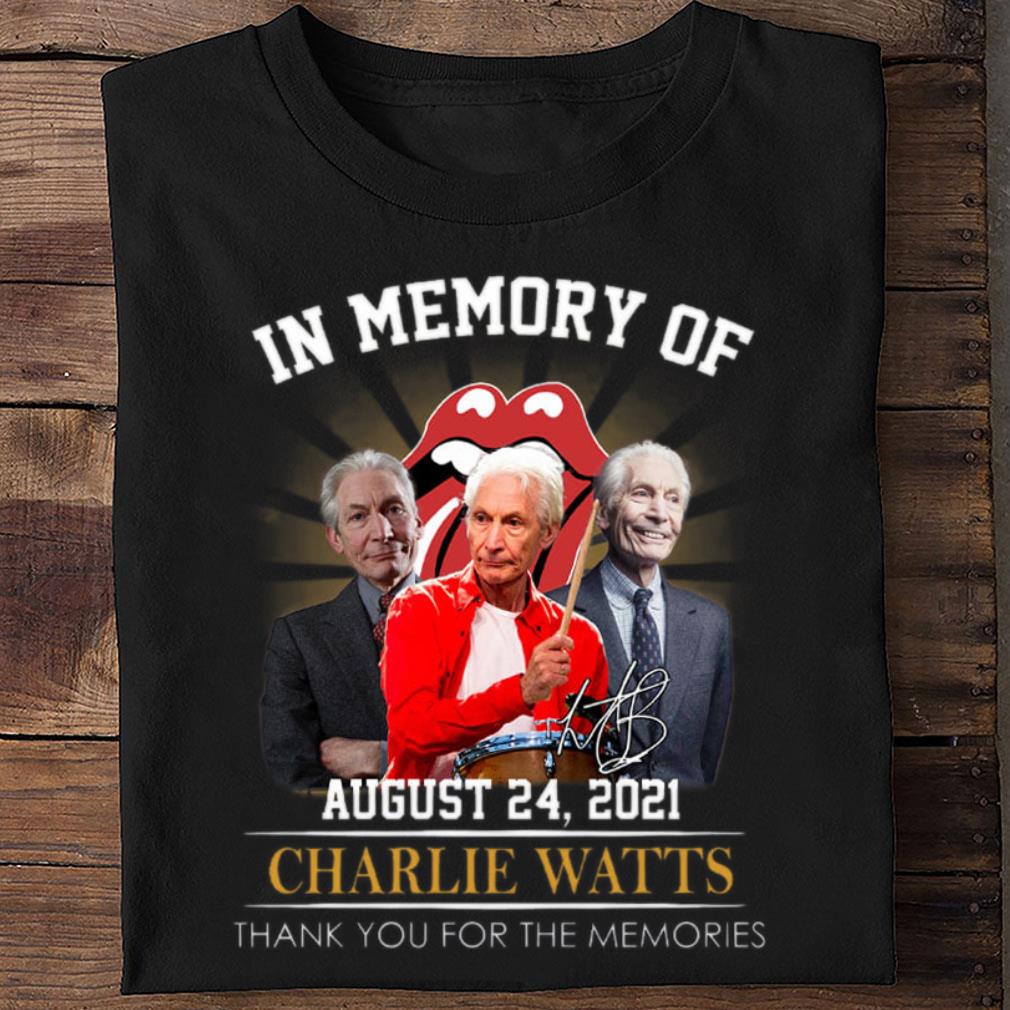 Official In Memory Of Charlie Watts August 24 2021 The Rolling Stones band Signature Shirt In Memory Of Charlie Watts August 24 2021 The Rolling Stones band Signature Shirt 2 - Official In Memory Of Charlie Watts August 24 2021 The Rolling Stones band Signature Shirt