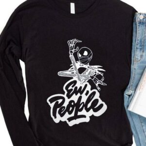 Original Jack Skellington Face Mask Ew People Halloween Shirt 3