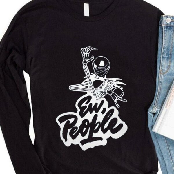 Original Jack Skellington Face Mask Ew People Halloween Shirt