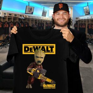 Best Marvel Baby Groot Dewalt Guaranteed Tough Shirt