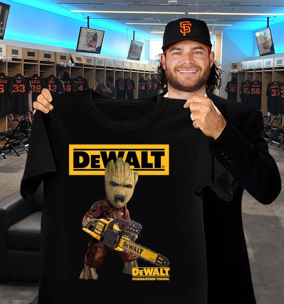 Best Marvel Baby Groot Dewalt Guaranteed Tough Shirt Marvel Baby Groot Dewalt Guaranteed Tough Shirt 2 - Best Marvel Baby Groot Dewalt Guaranteed Tough Shirt